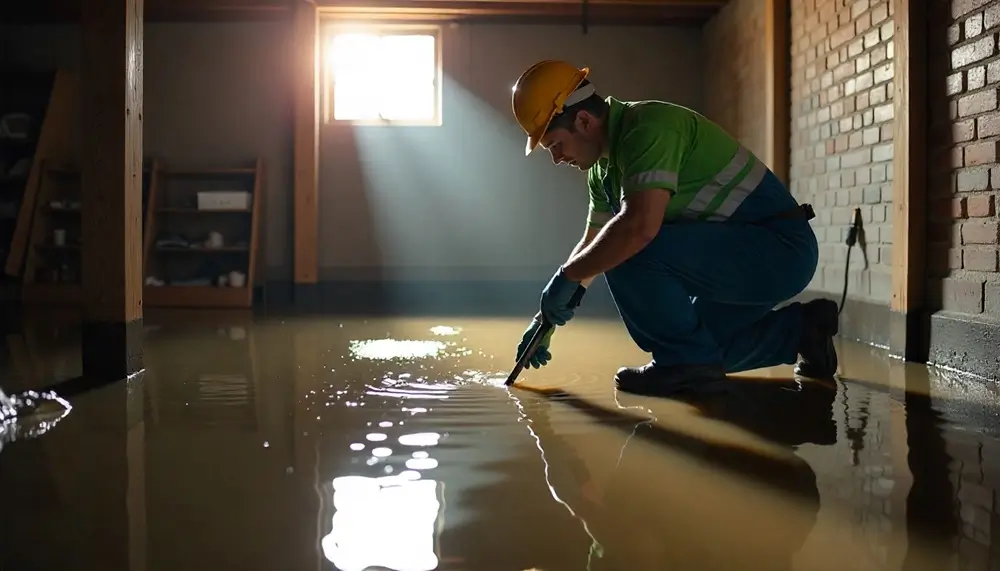 Professional water damage restoration services in Osgood, IN